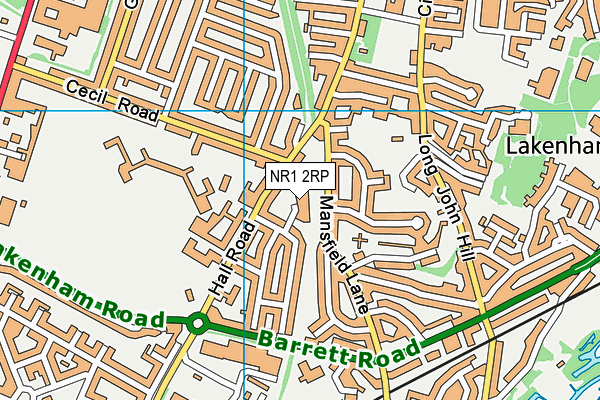 NR1 2RP map - OS VectorMap District (Ordnance Survey) NR1 2RP map - OS VectorMap District (Ordnance Survey)