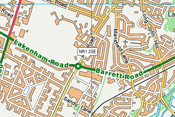 NR1 2SE map - OS VectorMap District (Ordnance Survey) NR1 2SE map - OS VectorMap District (Ordnance Survey)