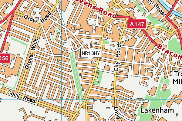 NR1 3HY map - OS VectorMap District (Ordnance Survey) NR1 3HY map - OS VectorMap District (Ordnance Survey)