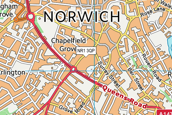 NR1 3QP map - OS VectorMap District (Ordnance Survey) NR1 3QP map - OS VectorMap District (Ordnance Survey)