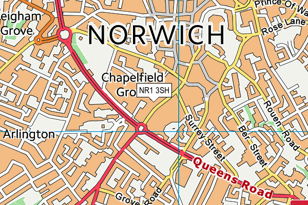 NR1 3SH map - OS VectorMap District (Ordnance Survey) NR1 3SH map - OS VectorMap District (Ordnance Survey)