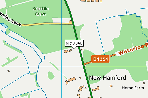 NR10 3AU map - OS VectorMap District (Ordnance Survey) NR10 3AU map - OS VectorMap District (Ordnance Survey)