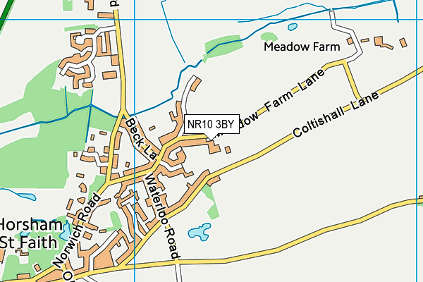NR10 3BY map - OS VectorMap District (Ordnance Survey) NR10 3BY map - OS VectorMap District (Ordnance Survey)