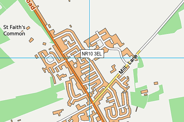 NR10 3EL map - OS VectorMap District (Ordnance Survey) NR10 3EL map - OS VectorMap District (Ordnance Survey)
