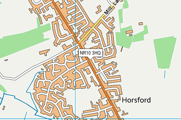 NR10 3HQ map - OS VectorMap District (Ordnance Survey) NR10 3HQ map - OS VectorMap District (Ordnance Survey)