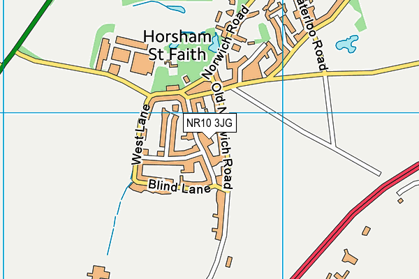 NR10 3JG map - OS VectorMap District (Ordnance Survey) NR10 3JG map - OS VectorMap District (Ordnance Survey)