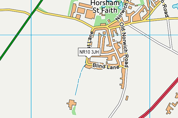 NR10 3JH map - OS VectorMap District (Ordnance Survey) NR10 3JH map - OS VectorMap District (Ordnance Survey)