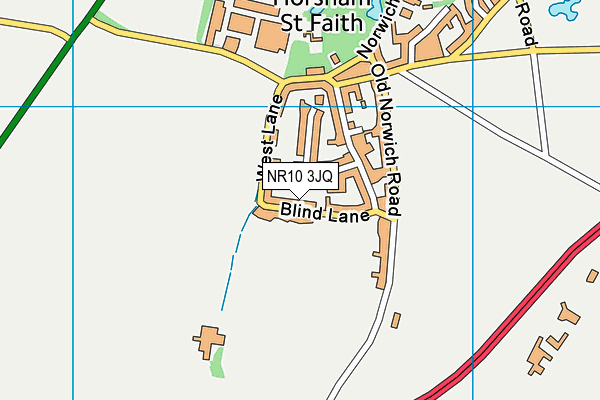 NR10 3JQ map - OS VectorMap District (Ordnance Survey)