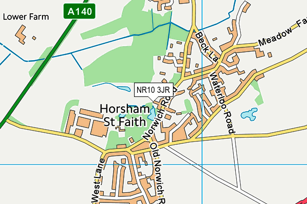 NR10 3JR map - OS VectorMap District (Ordnance Survey) NR10 3JR map - OS VectorMap District (Ordnance Survey)