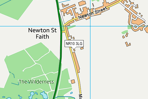 NR10 3LG map - OS VectorMap District (Ordnance Survey) NR10 3LG map - OS VectorMap District (Ordnance Survey)