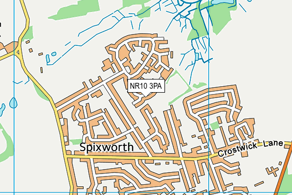 NR10 3PA map - OS VectorMap District (Ordnance Survey) NR10 3PA map - OS VectorMap District (Ordnance Survey)