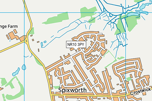 NR10 3PY map - OS VectorMap District (Ordnance Survey)