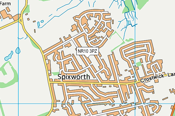 NR10 3PZ map - OS VectorMap District (Ordnance Survey) NR10 3PZ map - OS VectorMap District (Ordnance Survey)