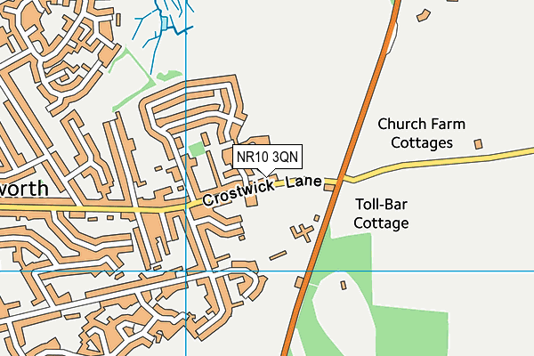 NR10 3QN map - OS VectorMap District (Ordnance Survey) NR10 3QN map - OS VectorMap District (Ordnance Survey)