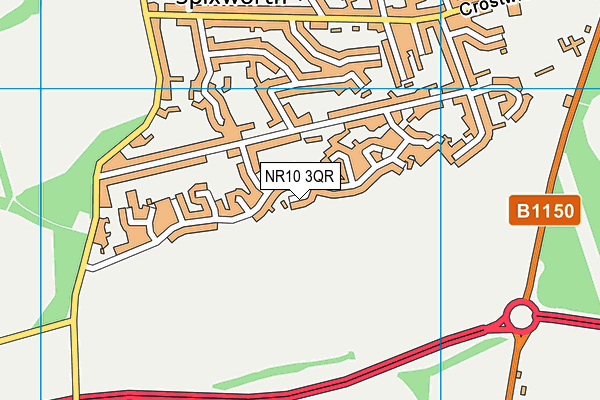 NR10 3QR map - OS VectorMap District (Ordnance Survey) NR10 3QR map - OS VectorMap District (Ordnance Survey)