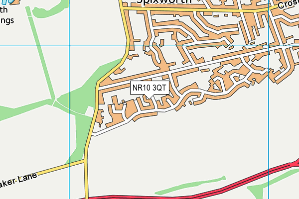 NR10 3QT map - OS VectorMap District (Ordnance Survey) NR10 3QT map - OS VectorMap District (Ordnance Survey)