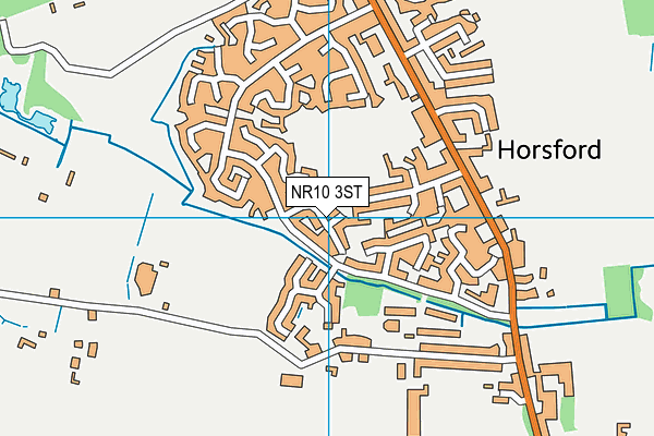 NR10 3ST map - OS VectorMap District (Ordnance Survey) NR10 3ST map - OS VectorMap District (Ordnance Survey)