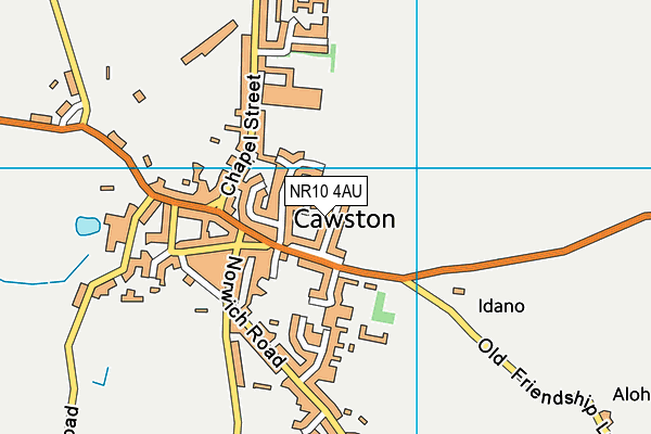NR10 4AU map - OS VectorMap District (Ordnance Survey)