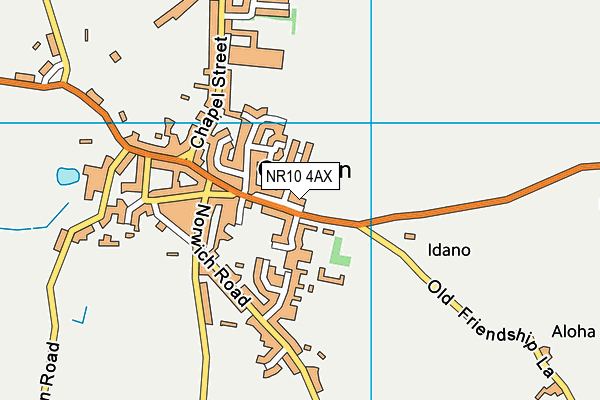 NR10 4AX map - OS VectorMap District (Ordnance Survey) NR10 4AX map - OS VectorMap District (Ordnance Survey)