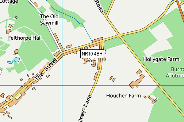 NR10 4BH map - OS VectorMap District (Ordnance Survey)