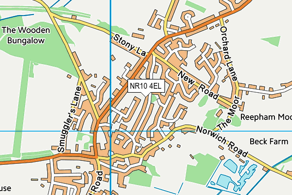 NR10 4EL map - OS VectorMap District (Ordnance Survey) NR10 4EL map - OS VectorMap District (Ordnance Survey)