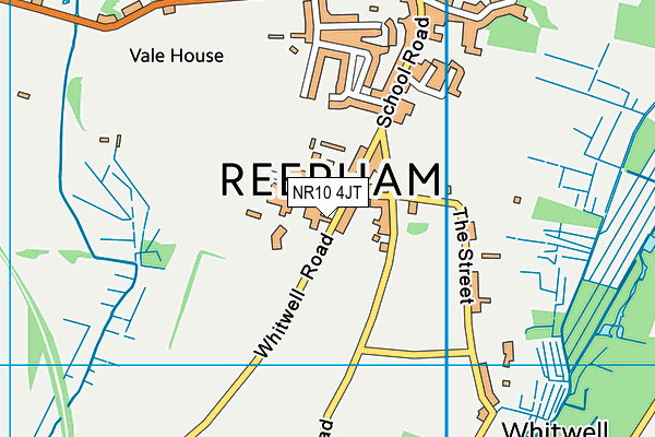 NR10 4JT map - OS VectorMap District (Ordnance Survey)