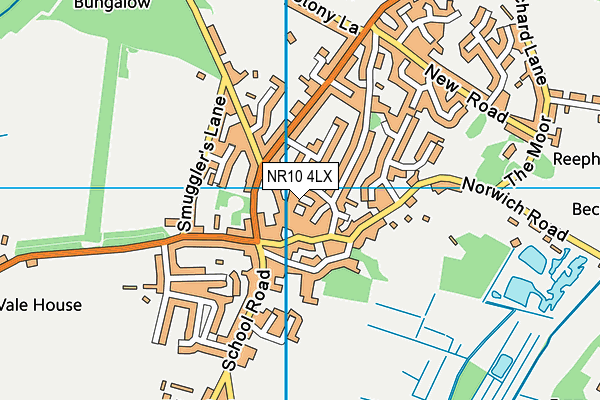 NR10 4LX map - OS VectorMap District (Ordnance Survey) NR10 4LX map - OS VectorMap District (Ordnance Survey)