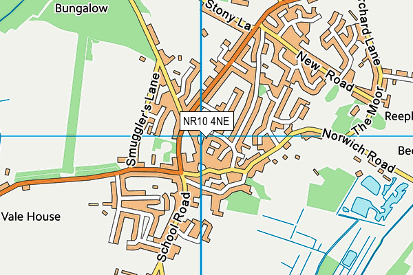 NR10 4NE map - OS VectorMap District (Ordnance Survey) NR10 4NE map - OS VectorMap District (Ordnance Survey)
