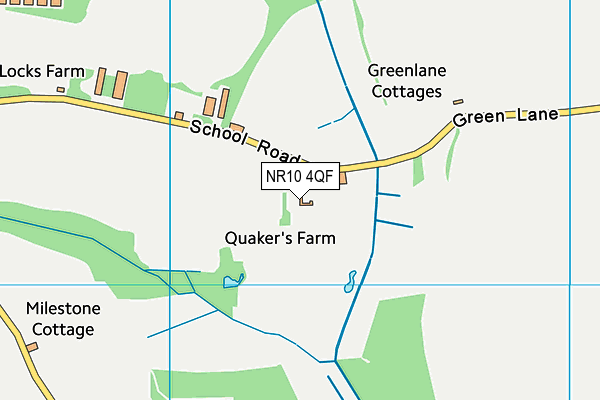 NR10 4QF map - OS VectorMap District (Ordnance Survey) NR10 4QF map - OS VectorMap District (Ordnance Survey)