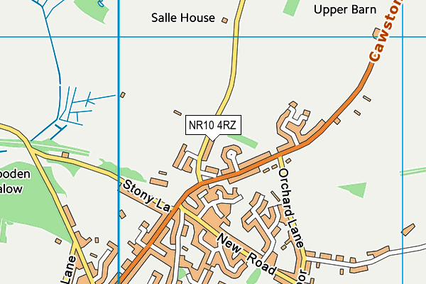 NR10 4RZ map - OS VectorMap District (Ordnance Survey) NR10 4RZ map - OS VectorMap District (Ordnance Survey)
