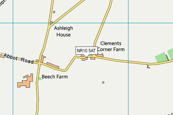 NR10 5AT map - OS VectorMap District (Ordnance Survey) NR10 5AT map - OS VectorMap District (Ordnance Survey)