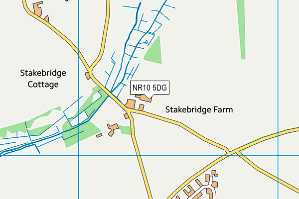 NR10 5DG map - OS VectorMap District (Ordnance Survey) NR10 5DG map - OS VectorMap District (Ordnance Survey)