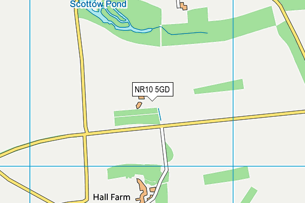 NR10 5GD map - OS VectorMap District (Ordnance Survey)