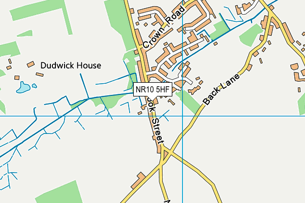 NR10 5HF map - OS VectorMap District (Ordnance Survey)