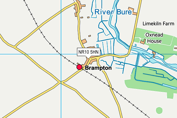 NR10 5HN map - OS VectorMap District (Ordnance Survey)