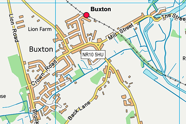 NR10 5HU map - OS VectorMap District (Ordnance Survey)