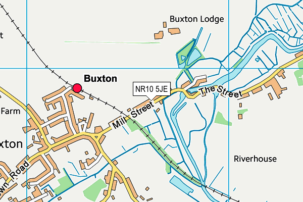 NR10 5JE map - OS VectorMap District (Ordnance Survey) NR10 5JE map - OS VectorMap District (Ordnance Survey)
