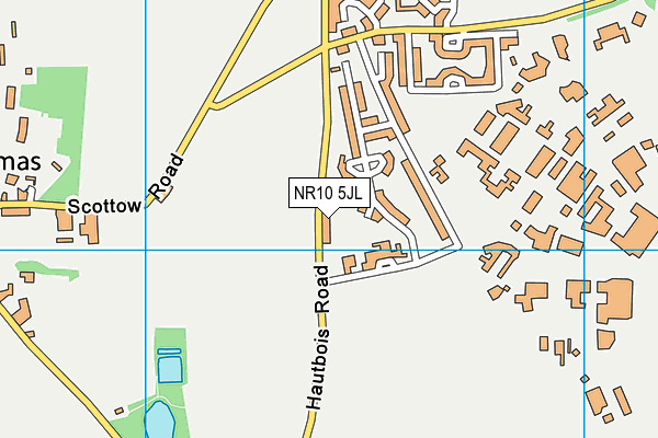 NR10 5JL map - OS VectorMap District (Ordnance Survey) NR10 5JL map - OS VectorMap District (Ordnance Survey)