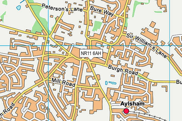NR11 6AH map - OS VectorMap District (Ordnance Survey) NR11 6AH map - OS VectorMap District (Ordnance Survey)