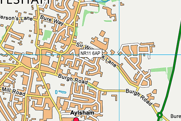 NR11 6AP map - OS VectorMap District (Ordnance Survey) NR11 6AP map - OS VectorMap District (Ordnance Survey)