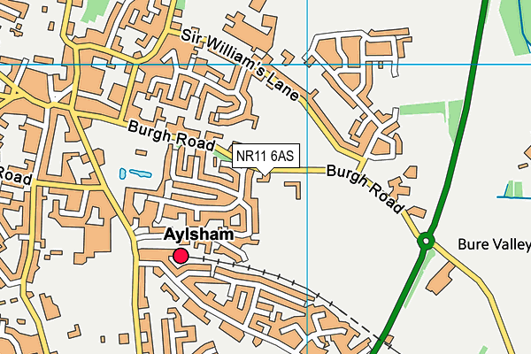 NR11 6AS map - OS VectorMap District (Ordnance Survey) NR11 6AS map - OS VectorMap District (Ordnance Survey)