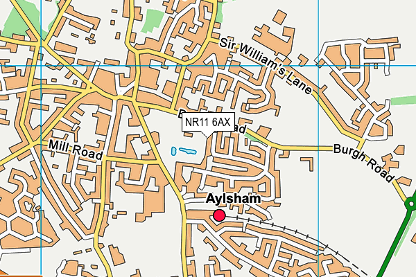 NR11 6AX map - OS VectorMap District (Ordnance Survey) NR11 6AX map - OS VectorMap District (Ordnance Survey)