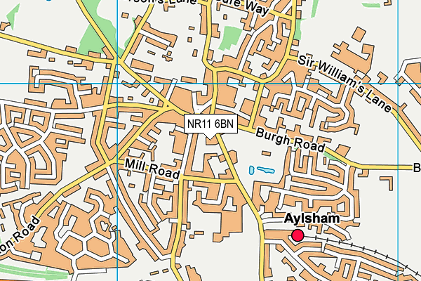 NR11 6BN map - OS VectorMap District (Ordnance Survey) NR11 6BN map - OS VectorMap District (Ordnance Survey)