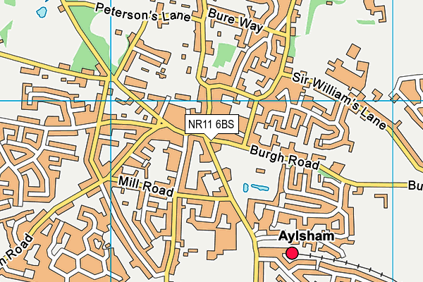 NR11 6BS map - OS VectorMap District (Ordnance Survey) NR11 6BS map - OS VectorMap District (Ordnance Survey)