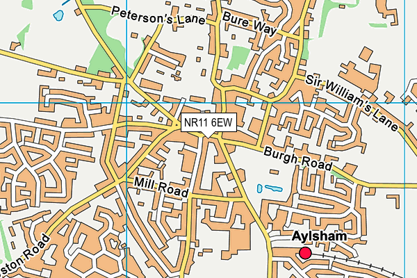 NR11 6EW map - OS VectorMap District (Ordnance Survey) NR11 6EW map - OS VectorMap District (Ordnance Survey)