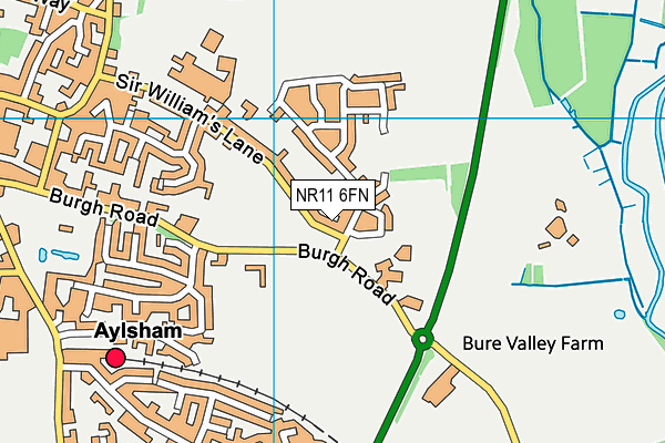 NR11 6FN map - OS VectorMap District (Ordnance Survey) NR11 6FN map - OS VectorMap District (Ordnance Survey)