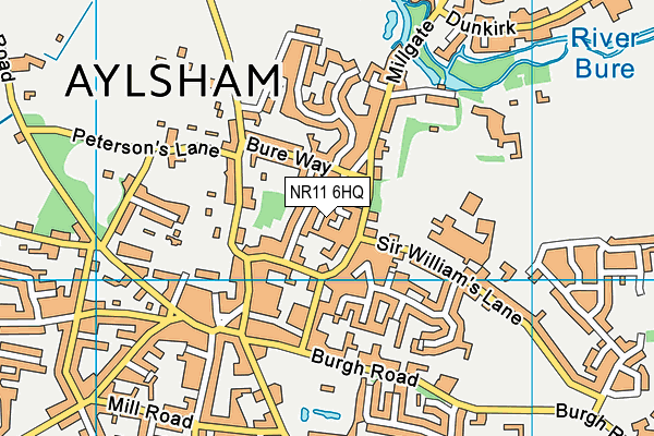 NR11 6HQ map - OS VectorMap District (Ordnance Survey)