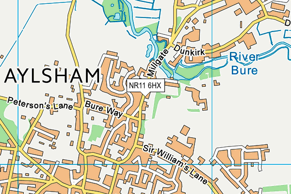 NR11 6HX map - OS VectorMap District (Ordnance Survey) NR11 6HX map - OS VectorMap District (Ordnance Survey)