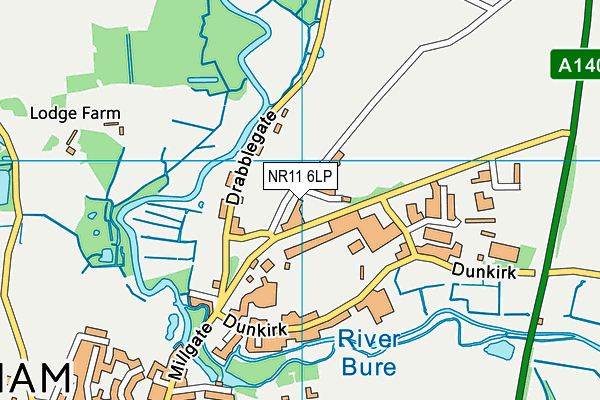 NR11 6LP map - OS VectorMap District (Ordnance Survey) NR11 6LP map - OS VectorMap District (Ordnance Survey)