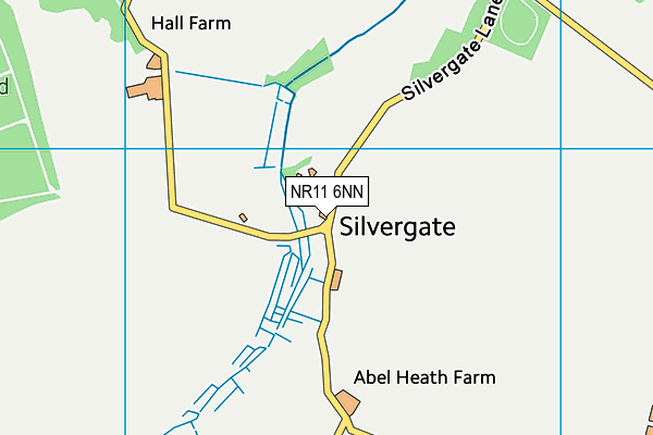 NR11 6NN map - OS VectorMap District (Ordnance Survey) NR11 6NN map - OS VectorMap District (Ordnance Survey)